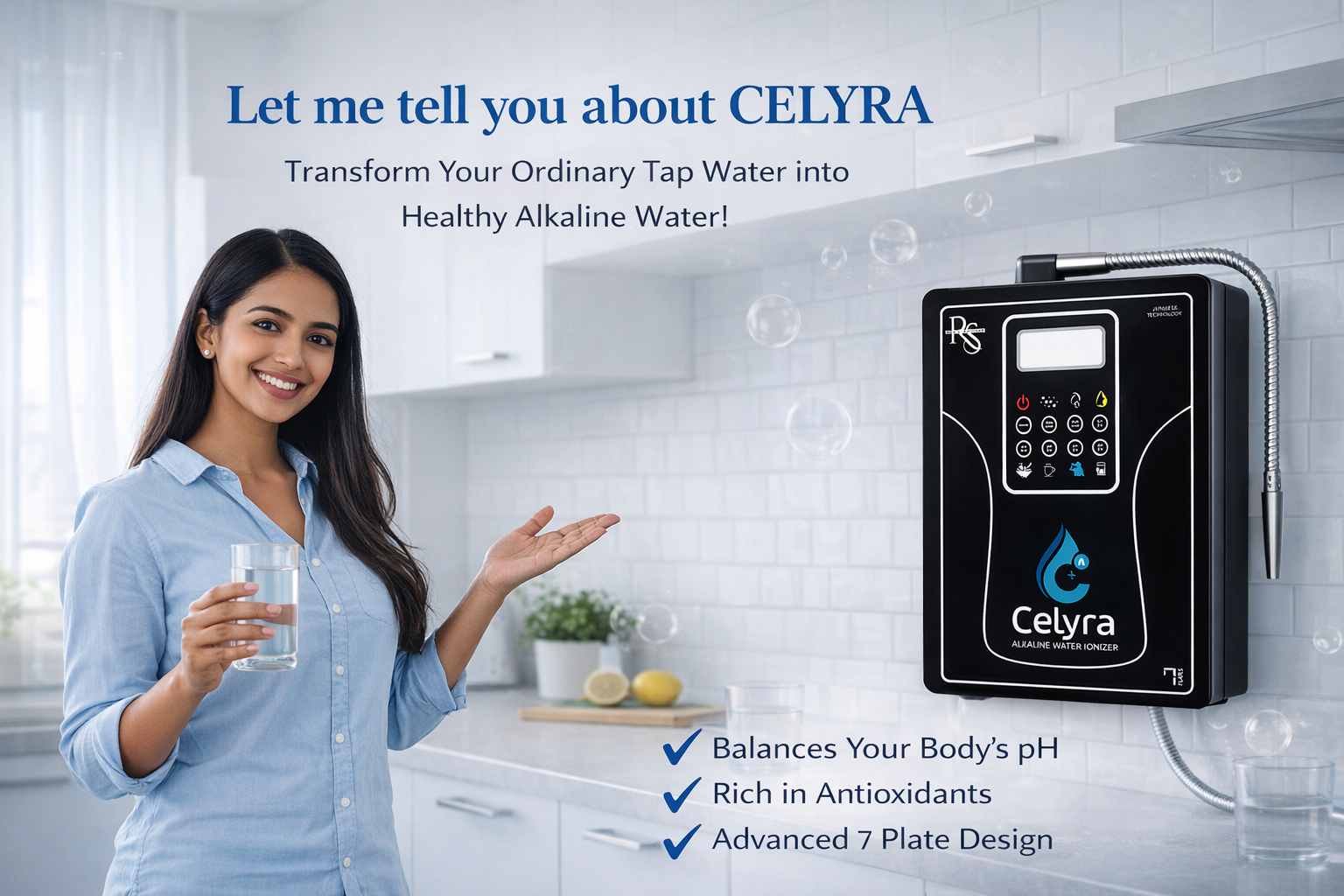 Celyra Alkaline Water Ionizer – Water of Life